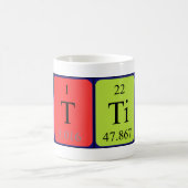 Ottis周期テーブル名mug コーヒーマグカップ (中央)