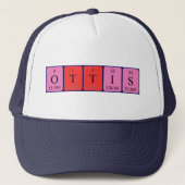 Ottis周期表名hat キャップ (正面)