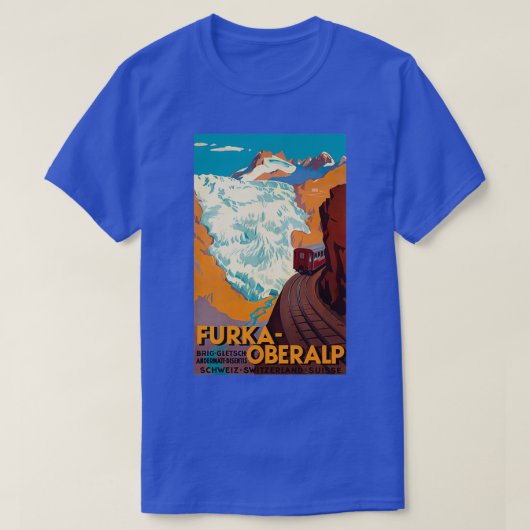 Otto Ernst Swiss 18841967 FurkaOberalp Switzerland Tシャツ (デザイン正面)