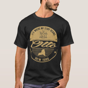 Otto New York It's Where my story beginning Tシャツ