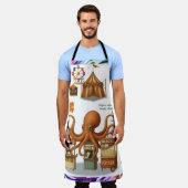 Otto’s circus snack shack エプロン (着用した状態)
