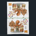 Otto’s circus snack shack キッチンタオル<br><div class="desc">Multi-tasking is Otto’s specialty, which is lucky, since he has eight arms! Whether he’s handing out tickets, scooping popcorn, or passing cotton candy to delighted children, Otto keeps the circus running smoothly. Friendly, efficient, and always smiling, he’s the first to welcome guests to the fun. You can find lots of...</div>