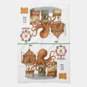 Otto’s circus snack shack キッチンタオル (縦)