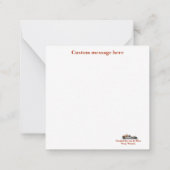 Otto’s circus snack shack ノートカード (裏面)