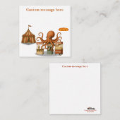 Otto’s circus snack shack ノートカード (正面/裏面)