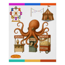 Otto’s circus snack shack ポスター
