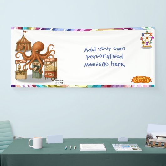 Otto’s circus snack shack 横断幕 (トレードショー)