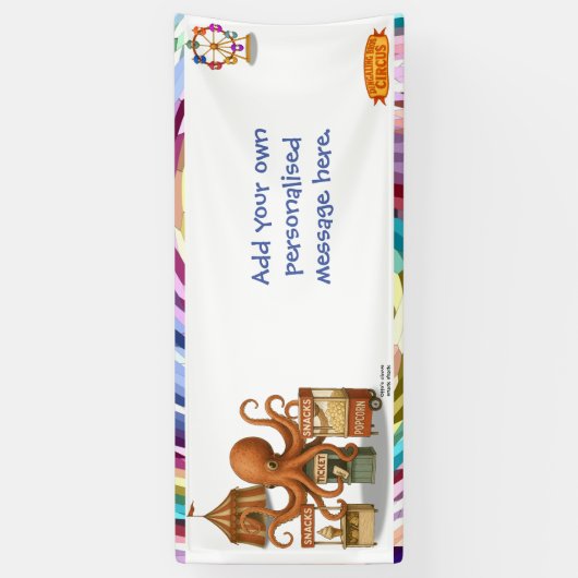 Otto’s circus snack shack 横断幕 (縦)