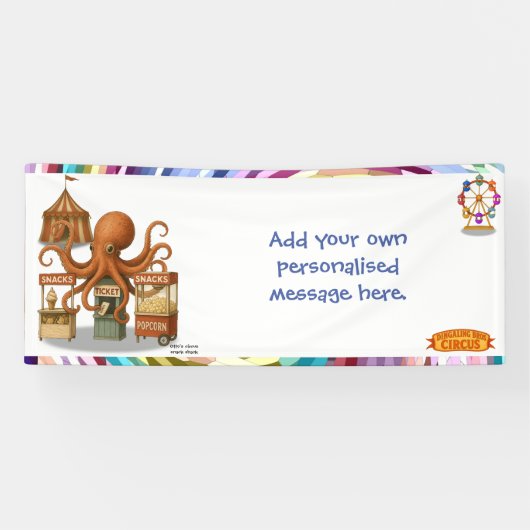 Otto’s circus snack shack 横断幕 (横)