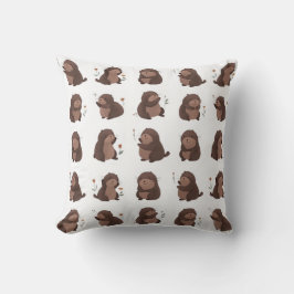 Otto the Brown Mole Pillow クッション