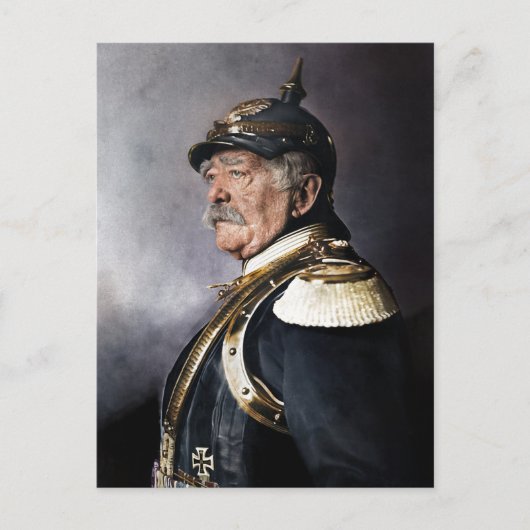 Otto von Bismarck 1894着色済 ポストカード (正面)