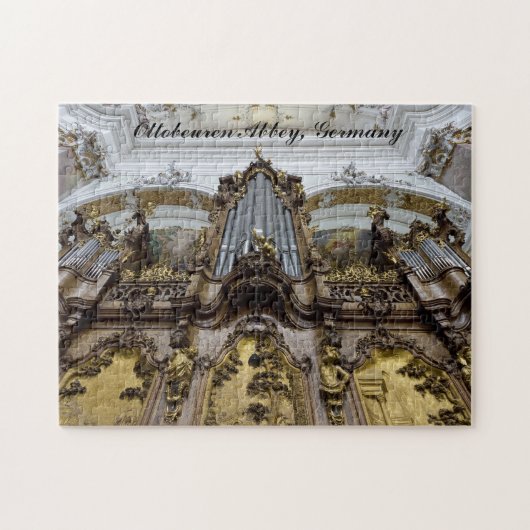 Ottobeurenの大修道院の管器官のパズル ジグソーパズル (横)