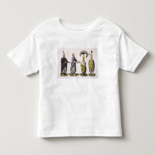 Ottomaのヘッドパン屋、頭部の調理師および他の例 トドラーTシャツ (正面)