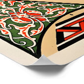 Ottoman Art Poster Turkish Graphic Design, Islamic ポスター (角)