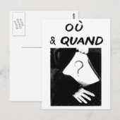 Ou & Quand ポストカード (正面/裏面)
