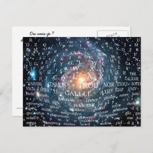 OU VAIS-JE ? ポストカード (正面/裏面)