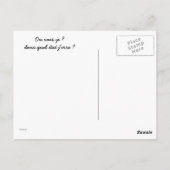 OU VAIS-JE ? ポストカード (裏面)