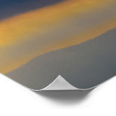 Ouachita Mountainsポスター上の嵐の日の出 ポスター (角)