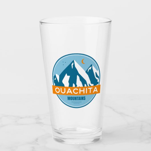 Ouachita Mountains Arkansas Oklahoma タンブラーグラス (正面)
