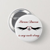 OUATの船の白鳥か女王は私の麻薬取締まりPinです 缶バッジ (正面&裏面)