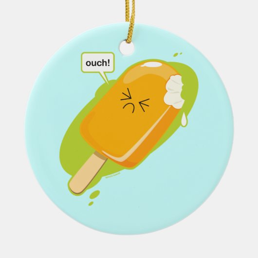 Ouch! セラミックオーナメント (正面)
