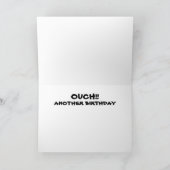 OUCH、別の誕生日 カード (内部)