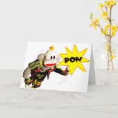 OUCH、別の誕生日 カード (黄色い花)