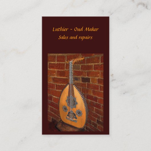 Oud販売および修理 名刺 (正面)