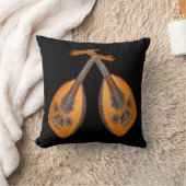 Oud音楽楽器の屋外の枕 クッション (ブランケット)