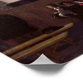 Oude Kerkのインテリア，アムステルダム， c.1660 ポスター (角)