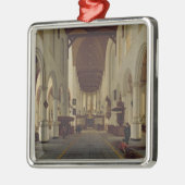 Oude Kerk、デルフト、c.1660-70のインテリア メタルオーナメント (左)