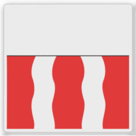 Ouest Lausannois district flag, Switzerland シール