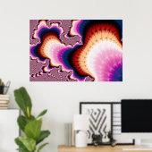 Ouh – フラクタルポスター ポスター (ホームオフィス)