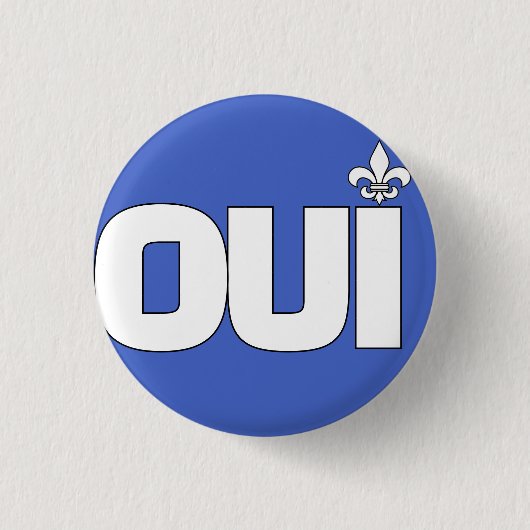 OUI 缶バッジ (正面)