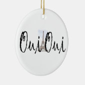 Oui、Oui! セラミックオーナメント (右)