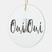 Oui、Oui! セラミックオーナメント (左)