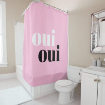 Oui Oui モダン ピンク シンプルなタイポグラフィ
