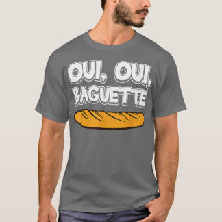 Oui Oui Baguette言語クールプライドノベル Tシャツ