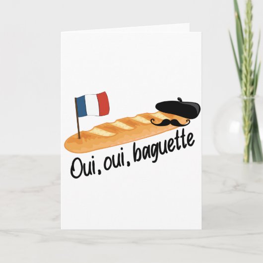 Oui Oui Baguette – 食べおもしろい物 シーズンカード (正面)