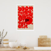 Oui Revolution Poster French Socialist Art Print  ポスター (キッチン)