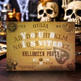 Ouija Ghost Vintage Gothic Wicked Spooky Party Boo 招待状