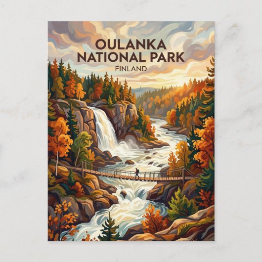 Oulanka National Park Finland ポストカード (正面)