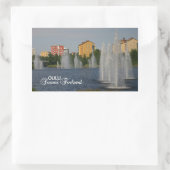 OULUスタンプ 長方形シール (バッグ)