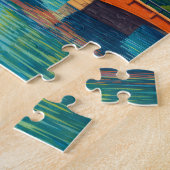 Oulu Finland Jigsaw Puzzle Vintage Travel ジグソーパズル (側面)