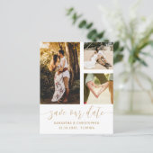 Our 救 Date Budget写真金ゴールドスクリプト招待状 (スタンド正面)