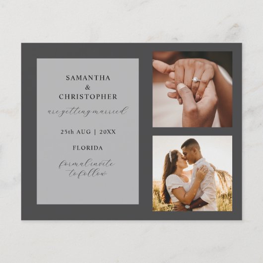 Our 救 Date Gray & White 3 Photo Budget (裏面)