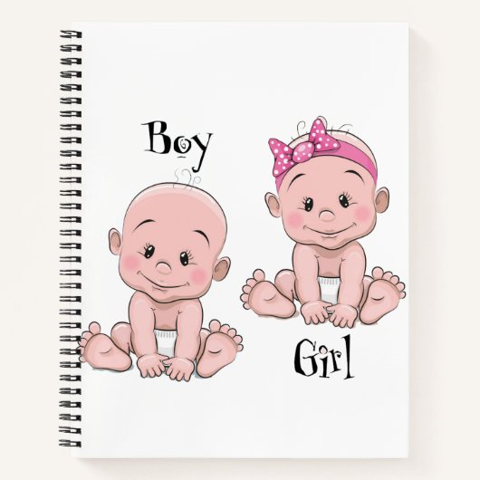 Our 書 Spiral Notebookとスタイルして ノートブック (正面)