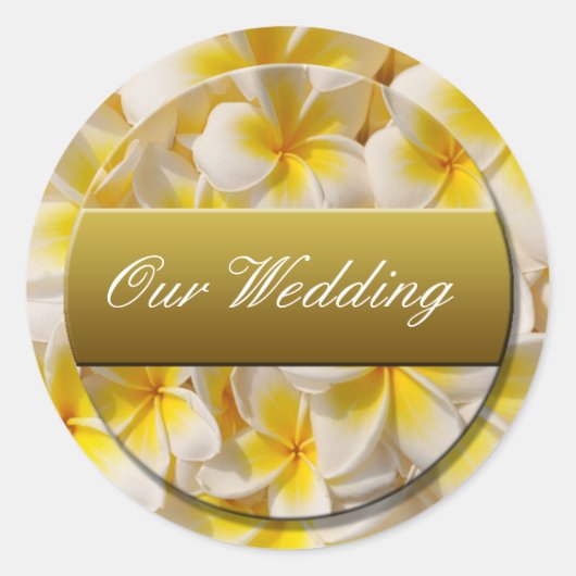 our_結婚s_sticker ラウンドシール (正面)