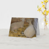 「OUR」誕生日 カード (黄色い花)