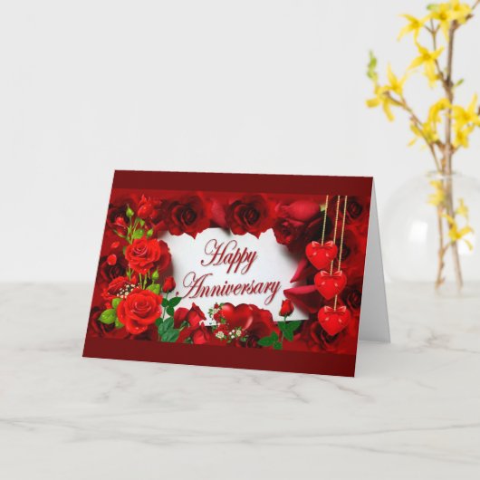 「OUR」 *20周年結婚* カード (黄色い花)